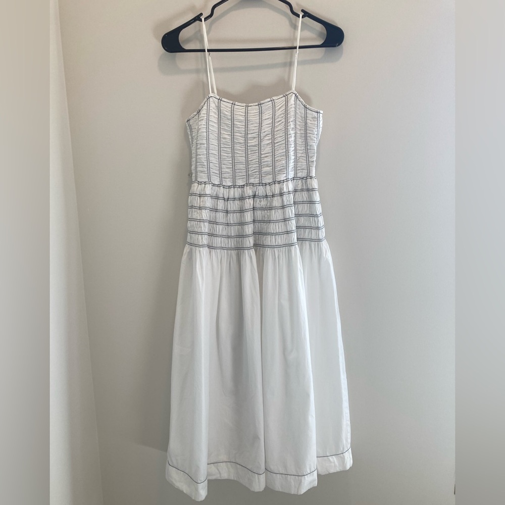 SAYLOR White Sundress with Smocking